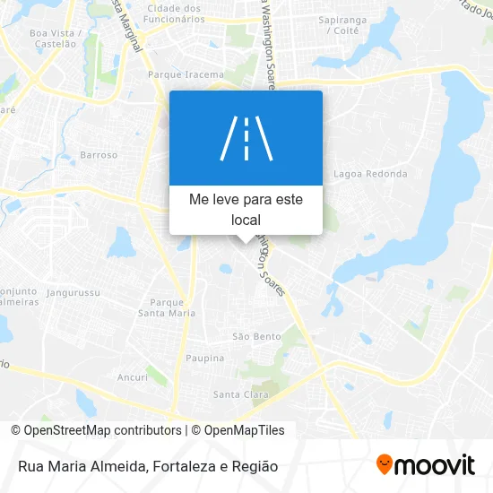 Rua Maria Almeida mapa