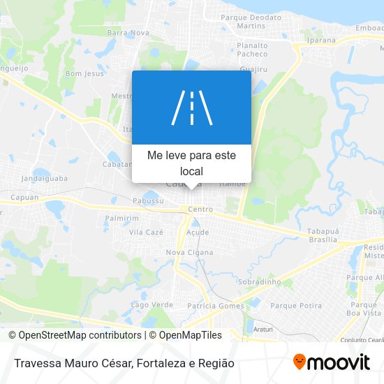 Travessa Mauro César mapa