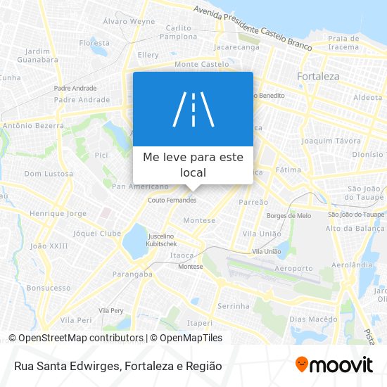 Rua Santa Edwirges mapa