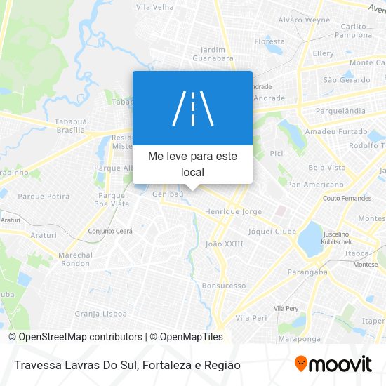 Travessa Lavras Do Sul mapa
