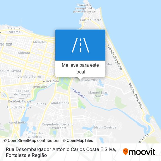 Rua Desembargador Antônio Carlos Costa E Silva mapa