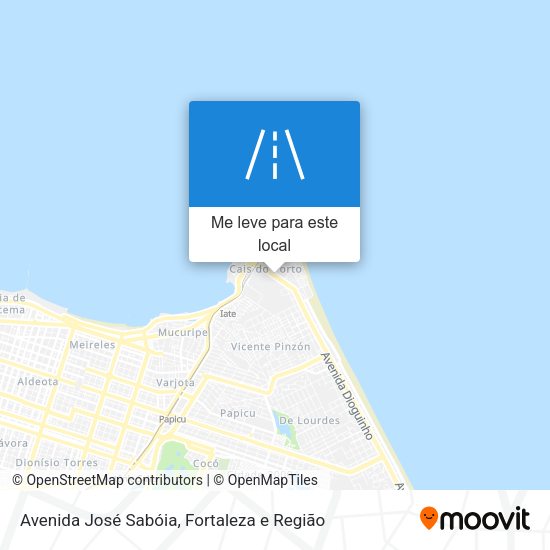 Avenida José Sabóia mapa