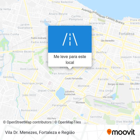 Vila Dr. Menezes mapa