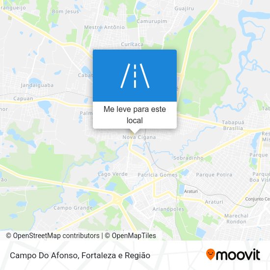 Campo Do Afonso mapa