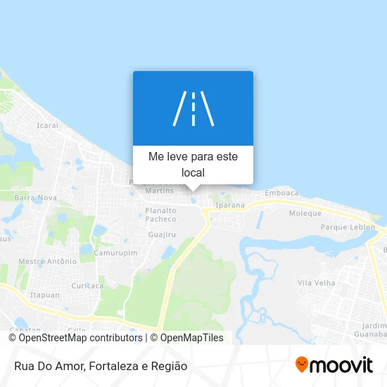 Rua Do Amor mapa
