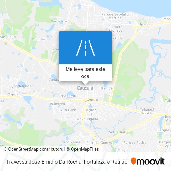Travessa José Emídio Da Rocha mapa