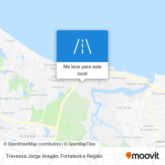 Travessa Jorge Aragão mapa