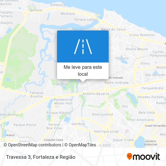Travessa 3 mapa