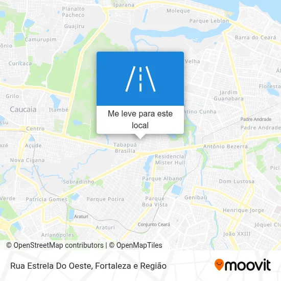 Rua Estrela Do Oeste mapa