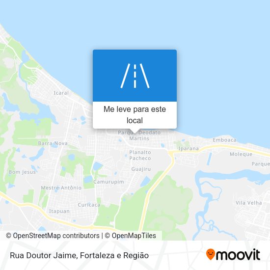 Rua Doutor Jaime mapa