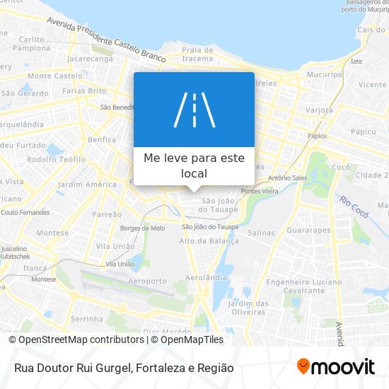 Rua Doutor Rui Gurgel mapa