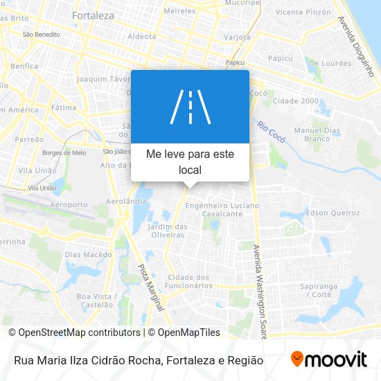 Rua Maria Ilza Cidrão Rocha mapa