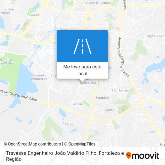 Travessa Engenheiro João Valdirio Filho mapa