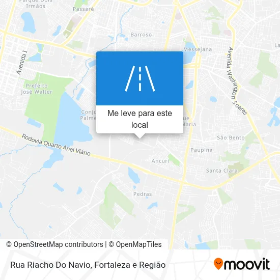 Rua Riacho Do Navio mapa