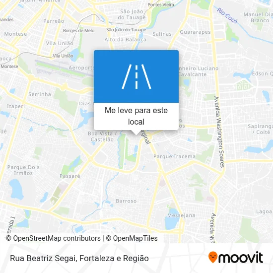 Rua Beatriz Segai mapa