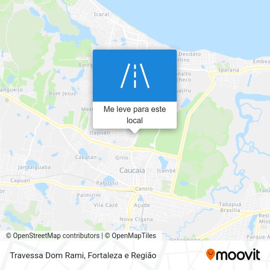 Travessa Dom Rami mapa
