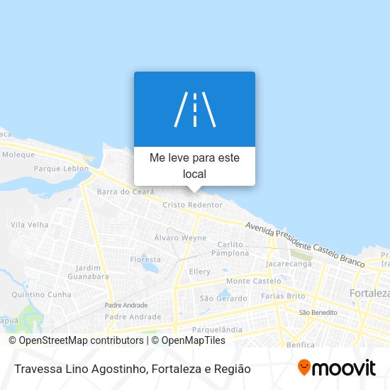 Travessa Lino Agostinho mapa