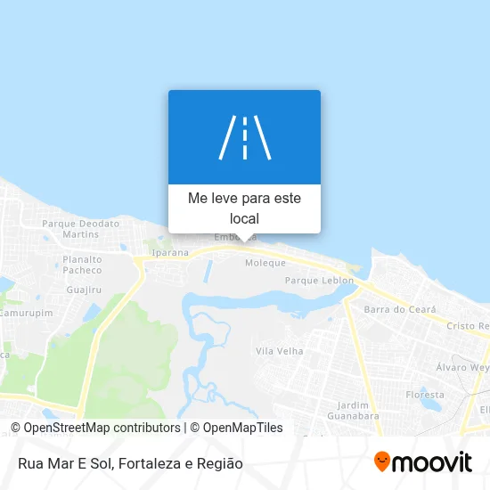 Rua Mar E Sol mapa