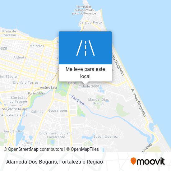 Alameda Dos Bogaris mapa