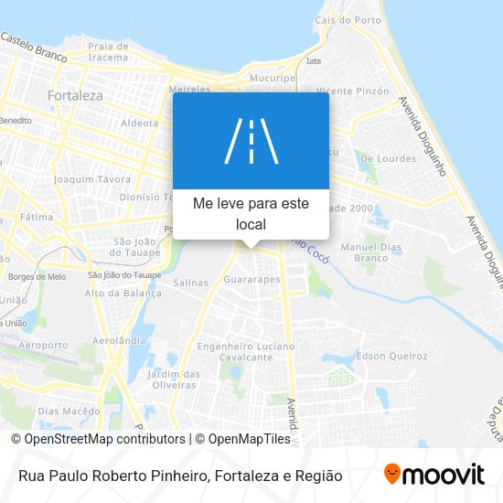 Rua Paulo Roberto Pinheiro mapa