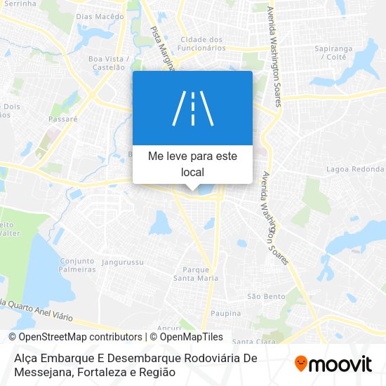 Alça Embarque E Desembarque Rodoviária De Messejana mapa