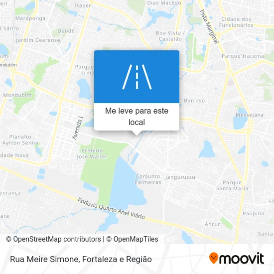 Rua Meire Simone mapa