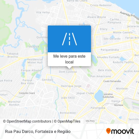 Rua Pau Darco mapa
