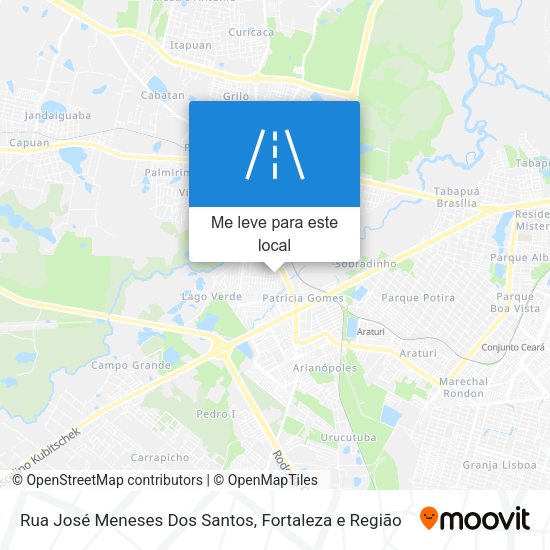 Rua José Meneses Dos Santos mapa