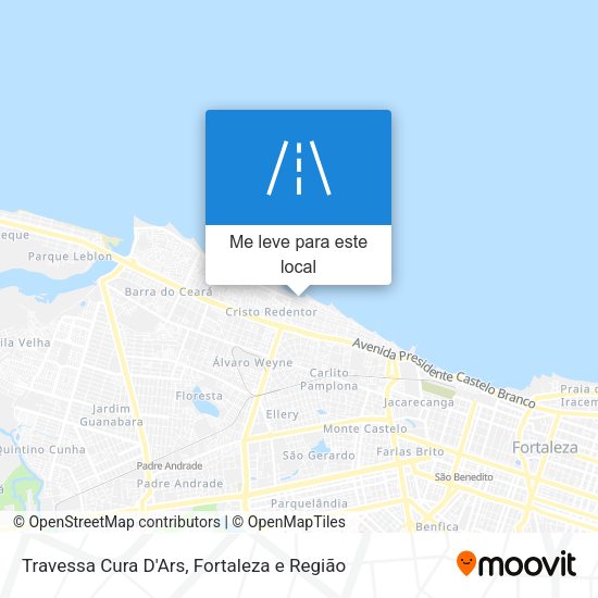 Travessa Cura D'Ars mapa