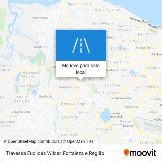 Travessa Euclides Wilcar mapa