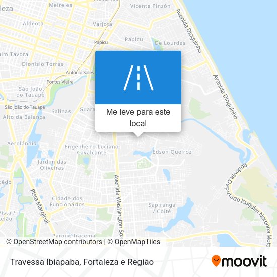Travessa Ibiapaba mapa