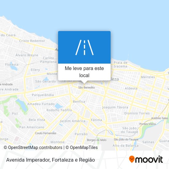 Avenida Imperador mapa