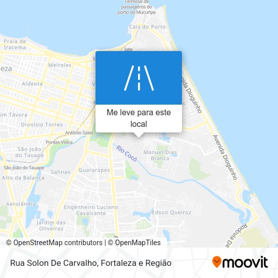 Rua Solon De Carvalho mapa