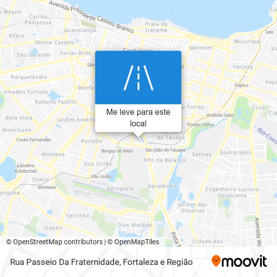 Rua Passeio Da Fraternidade mapa