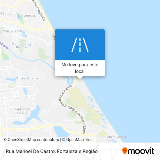 Rua Manoel De Castro mapa