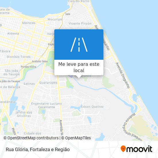 Rua Glória mapa