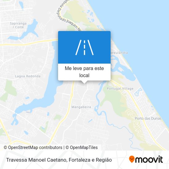 Travessa Manoel Caetano mapa