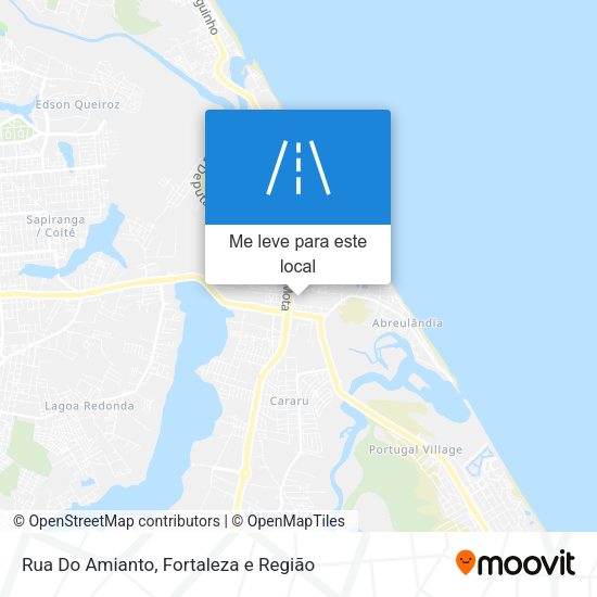 Rua Do Amianto mapa
