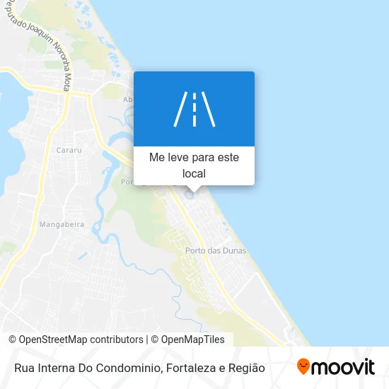 Rua Interna Do Condominio mapa