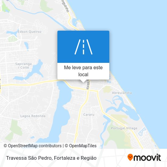 Travessa São Pedro mapa