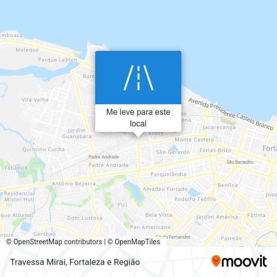 Travessa Mirai mapa