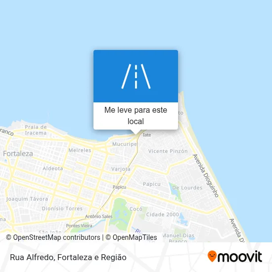 Rua Alfredo mapa