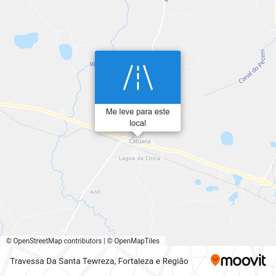 Travessa Da Santa Tewreza mapa