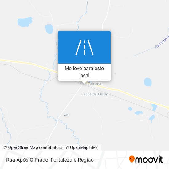 Rua Após O Prado mapa