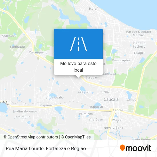 Rua Maria Lourde mapa
