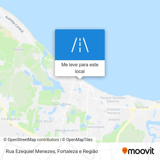 Rua Ezequiel Menezes mapa