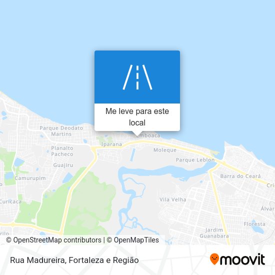 Rua Madureira mapa