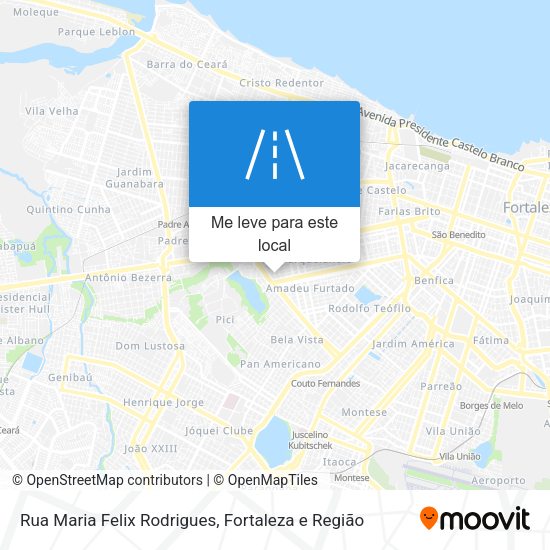 Rua Maria Felix Rodrigues mapa