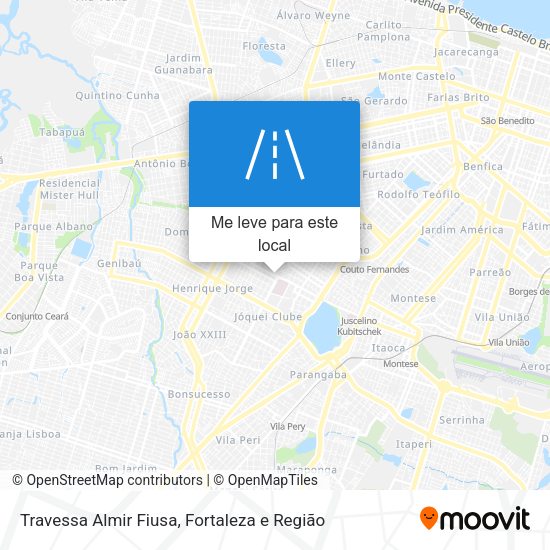 Travessa Almir Fiusa mapa
