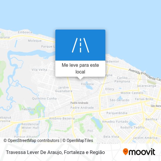 Travessa Lever De Araujo mapa